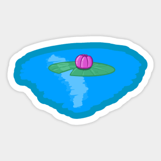 Water Lily Sticker